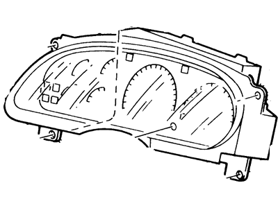 Ford F-550 Super Duty Speedometer - 4C3Z-10849-GB
