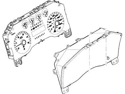 Ford F-550 Super Duty Speedometer - AC3Z-10849-EB
