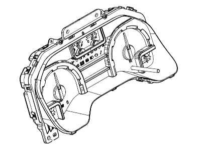Ford E-450 Super Duty Instrument Cluster - 9C2Z-10849-S