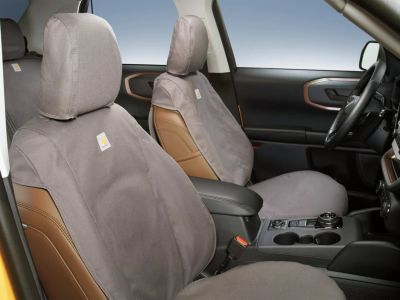Ford Carhartt Rear Seat Covers W/ Under Seat Storage 60/40 In Pebble Gray VM1PZ-186381-2C
