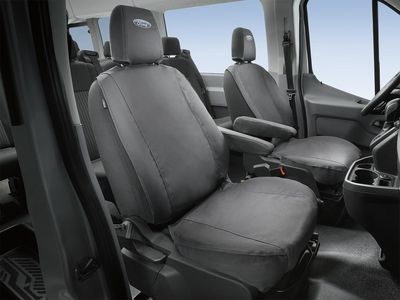 Ford Seat Covers by Covercraft - Rear Crew Cab, 60/40 without Armrest, Charcoal VHC3Z-2663812-G