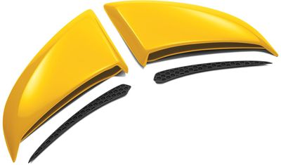 Ford Scoops - Side Quarter, Triple Yellow VHR3Z-63279D36-AD