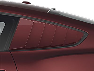 Ford Louvers, Quarter Window by Air Design - Royal Crimson VJR3Z-63280B10-CF