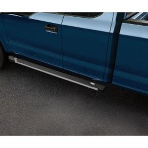 Ford Step Bars - 5 Inch Angular, Painted Magnetic, SuperCrew FL3Z-16450-MC