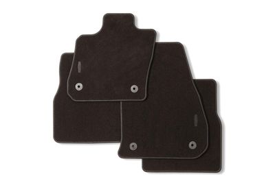 Ford Floor Mats - Carpeted, 4-Piece, Espresso, With Lincoln Star Logo GD9Z-5413300-AB