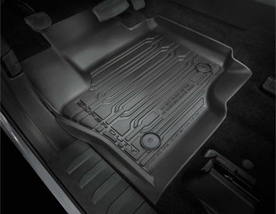 Ford Floor Mats - Tray Style, Black, 2 Piece Set, Regular Cab HC3Z-2513086-BA