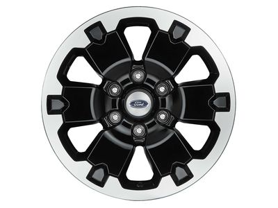 Ford Wheels - 18 Inch Black, Machine Faced, Set of 4 KB3Z-1K007-C