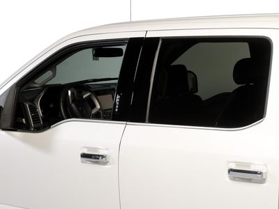 Ford Graphics, Stripes, and Trim Kits - Chrome Side Window Trim, 4-Piece Kit, Super Cab w/Trailer Tow Mirrors VFL3Z-5420049-L