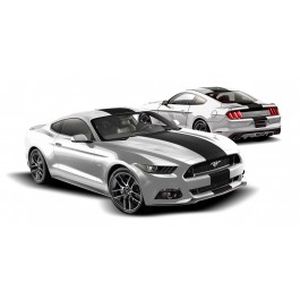 Ford Graphics, Stripes, and Trim Kits - Custom Stripe Kit, Over -the-Top, Single Stripe, Matte Black VFR3Z-6320000-L