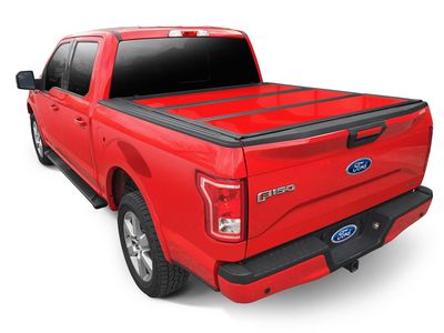 Ford Covers - Painted Hard Folding by Undercover, For 6.75 Bed, Race Red VJC3Z-99501A42-EB