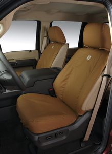 Ford Seat Covers - Protective, Carhartt, Rear Row, 60/40 w/o Armrest, Brown VKC3Z-1863812-A