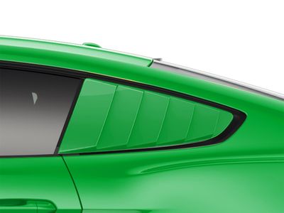 Ford Scoops and Louvres - Quarter Window by Air Design, Grabber Lime VKR3Z-63280B10-CA