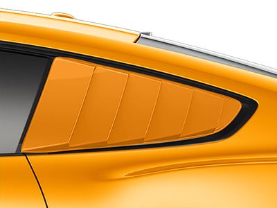 Ford Scoops and Louvres - Quarter Window by Air Design, Twister Orange VKR3Z-63280B10-CB