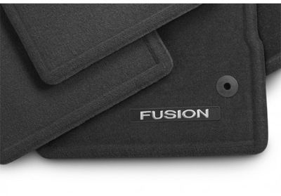 Ford Floor Mats - Carpeted, 4 - Piece, Charcoal Black, Front and Rear CE5Z-5413300-AB