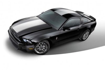 Ford Racing Stripes - Black, Over the Top, With or Without Pedestal Spoiler DR3Z-6320000-AAY