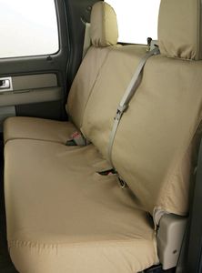 Ford Seat Covers - Rear SD Taupe 60/40 w/armrest VAC3Z-2663812-A