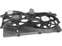 Lincoln MKX Engine Cooling Fan - 7T4Z-8C607-B Motor And Fan Assy - Engine Cooling