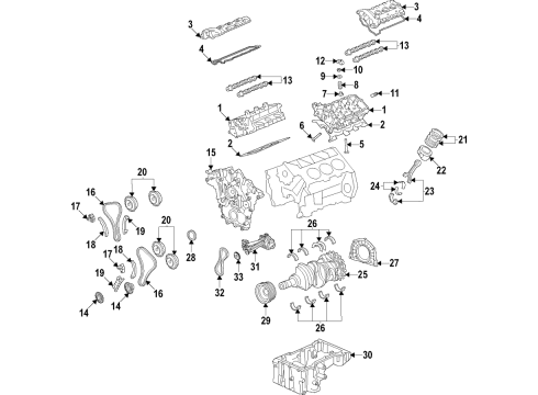 Ford L1MZ-6006-A SERVICE ENGINE ASY