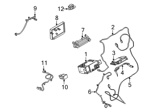 Ford M1PZ-10D885-B UNIT - DISPLAY