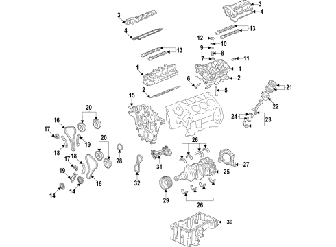 Ford L1MZ-6006-F SERVICE ENGINE ASY