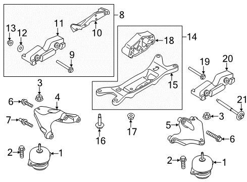 Ford LR3Z-7003-A TRANSMISSION ASY