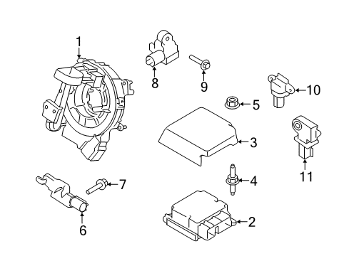 Ford MU5Z-16600F67-A SENSOR - SEAT POSITION