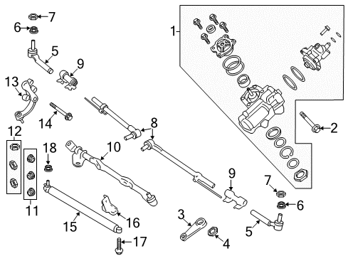 Ford LC3Z-7210-B KIT - TRANSM CONTROL SELECTOR