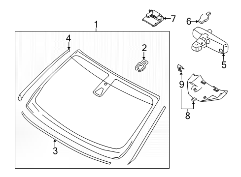 Ford KA1Z-19H406-CF MODULE - IMAGE PROCESSING