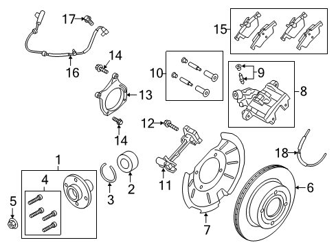 Ford GN1Z-2282-L HOSE ASY - BRAKE