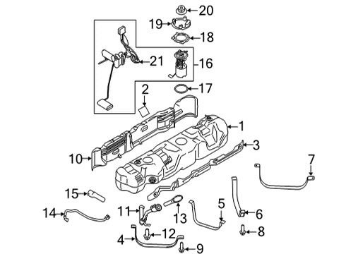 Ford BL3Z-9350-E PUMP ASY - FUEL