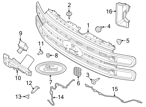 Ford PC3Z-14F662-HAA CABLE ASY