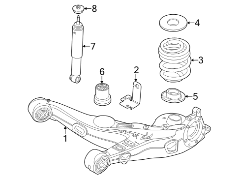 Ford NK4Z-5C486-A LINK - STABILIZER BAR