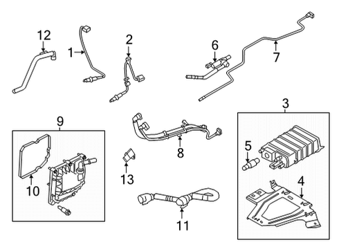 Ford MB3Z-9G271-A HOSE - CONNECTING