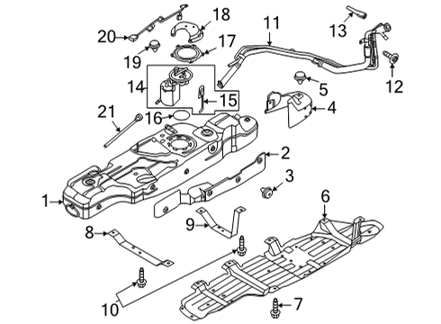 Ford MB3Z-9F836-A PEDAL