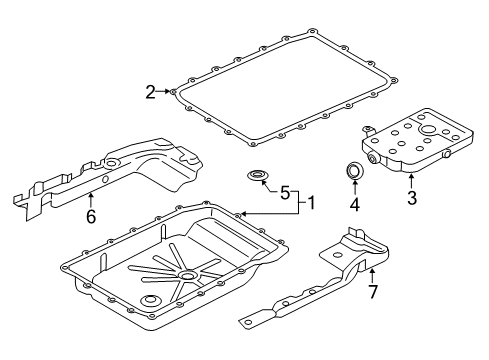 Ford NL1Z-7000-A AUTOMATIC TRANSMISSION ASY