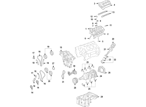 Ford ML3Z-6079-C KIT - GASKET