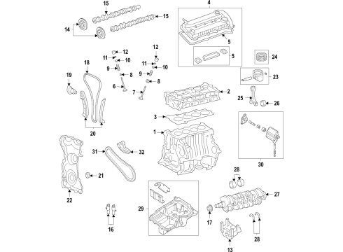 Ford LX6Z-6049-A CYLINDER HEAD ASY