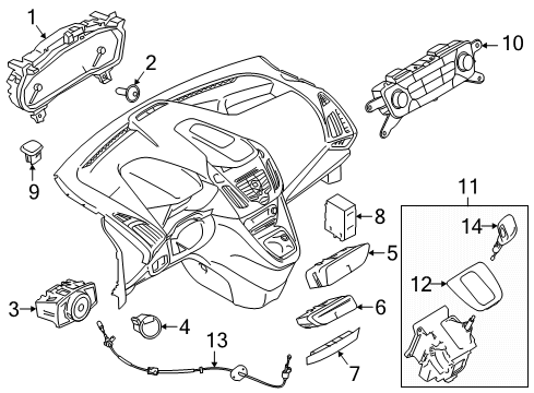 Ford KT1Z-19980-BT CONTROL