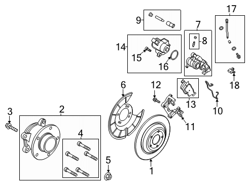 Ford LX6Z-2C219-K KIT - BRAKE ANTI-LOCK ACTUATIO