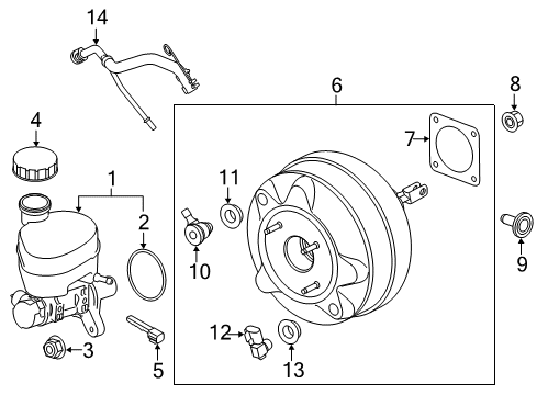 Ford KR3Z-7A543-A MASTER CYLINDER ASY