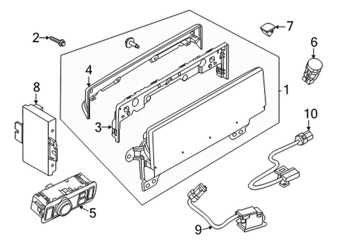 Ford LJ8Z-14401-A WIRING ASY - MAIN