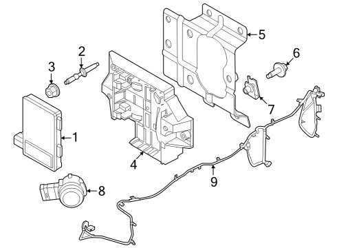 Ford PC3Z-15A862-AC RETAINER