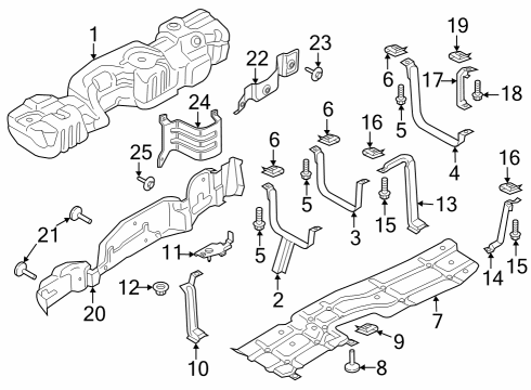 Ford LC3Z-9S278-S TUBE ASY - FUEL