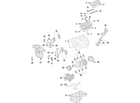 Ford ML3Z-6049-C CYLINDER HEAD ASY