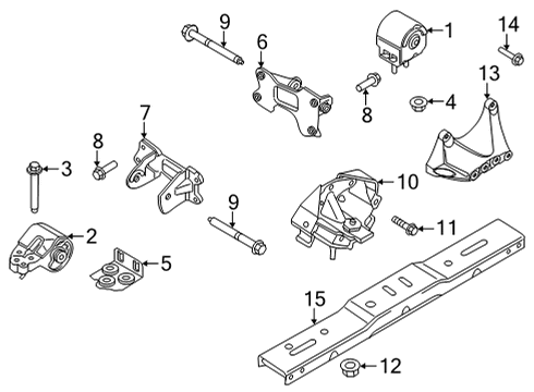 Ford L1MZ-7052-B SEAL ASY - OIL