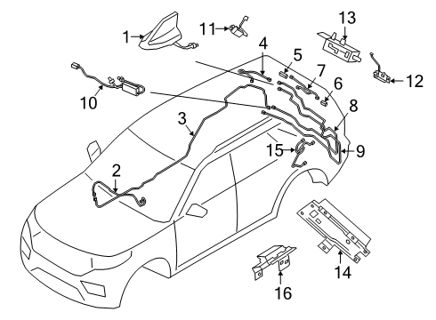 Ford LB5Z-18C858-B PANEL - RADIO CONTROL