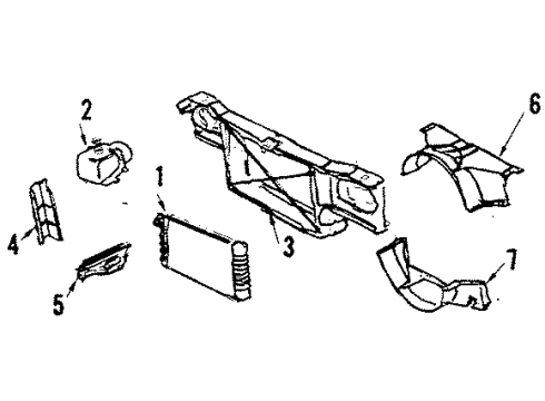 Ford LC3Z-6335-B RETAINER - CRANKSHAFT OIL SEAL