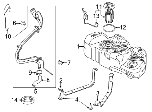 Ford CV6Z-9J280-P PIPE - FUEL