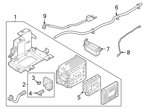 Ford LC4Z-12A650-SA MODULE - ENGINE CONTROL - EEC