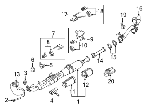 Ford LC4Z-5246-A PIPE - EXHAUST